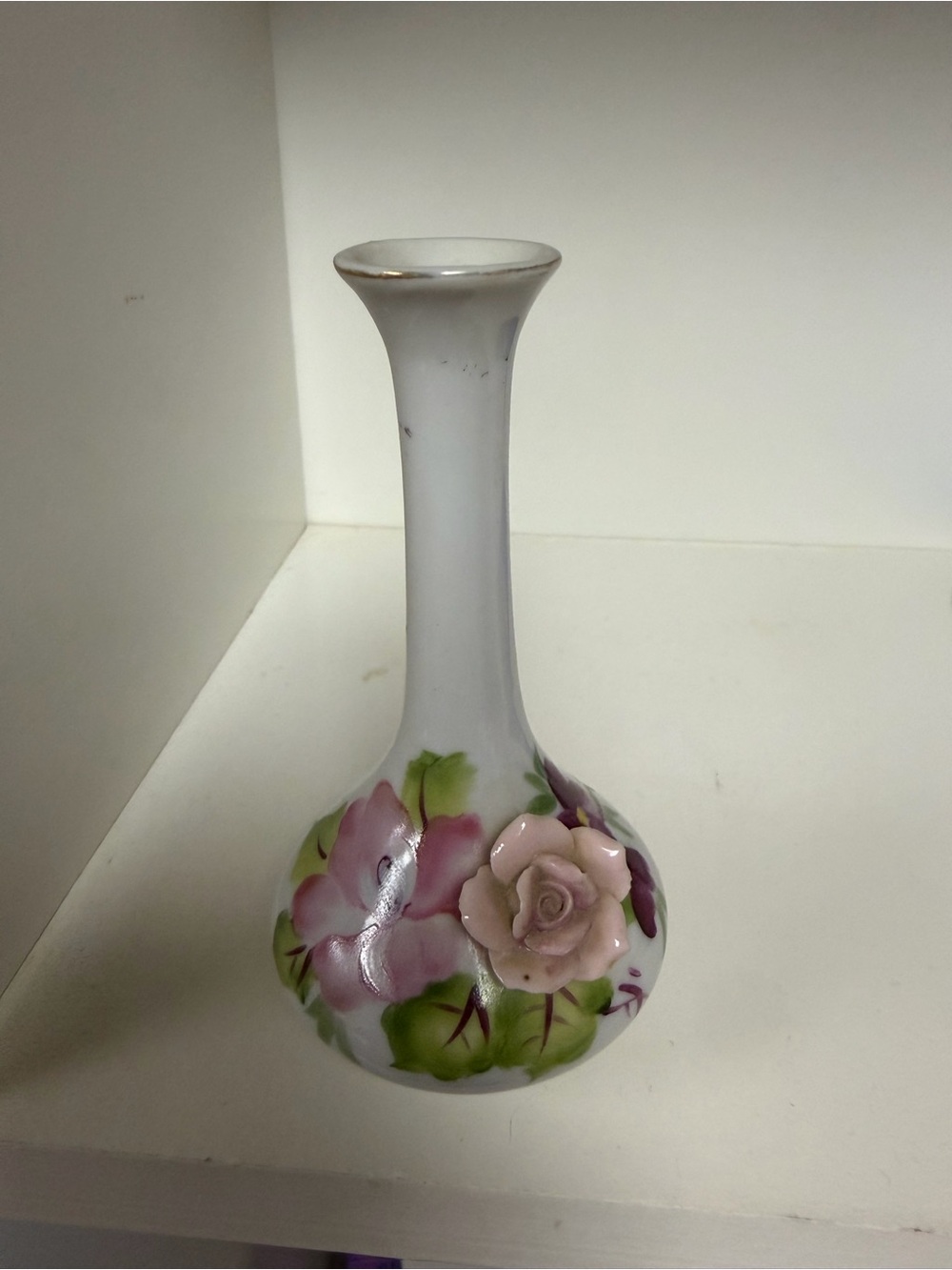 Vintage Occupied Japan Floral Bud Vase